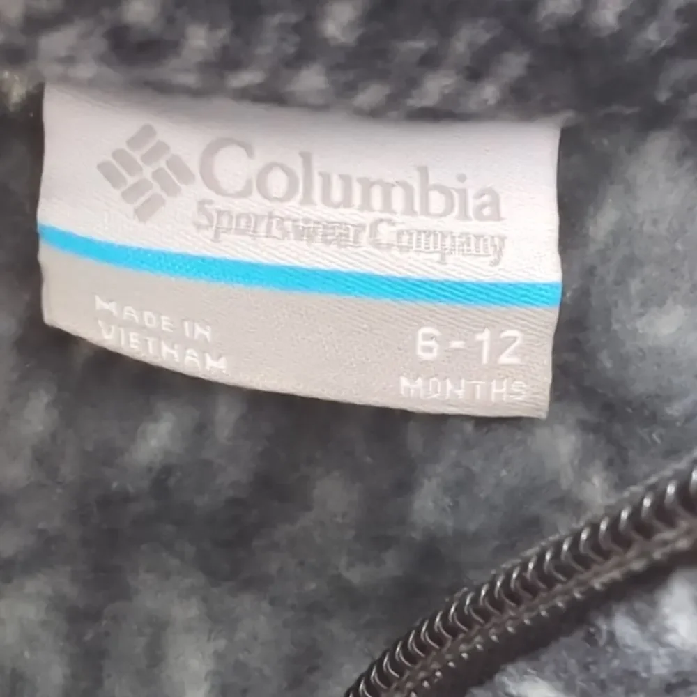 Columbia fleece zip up jacket Size 6-12 months